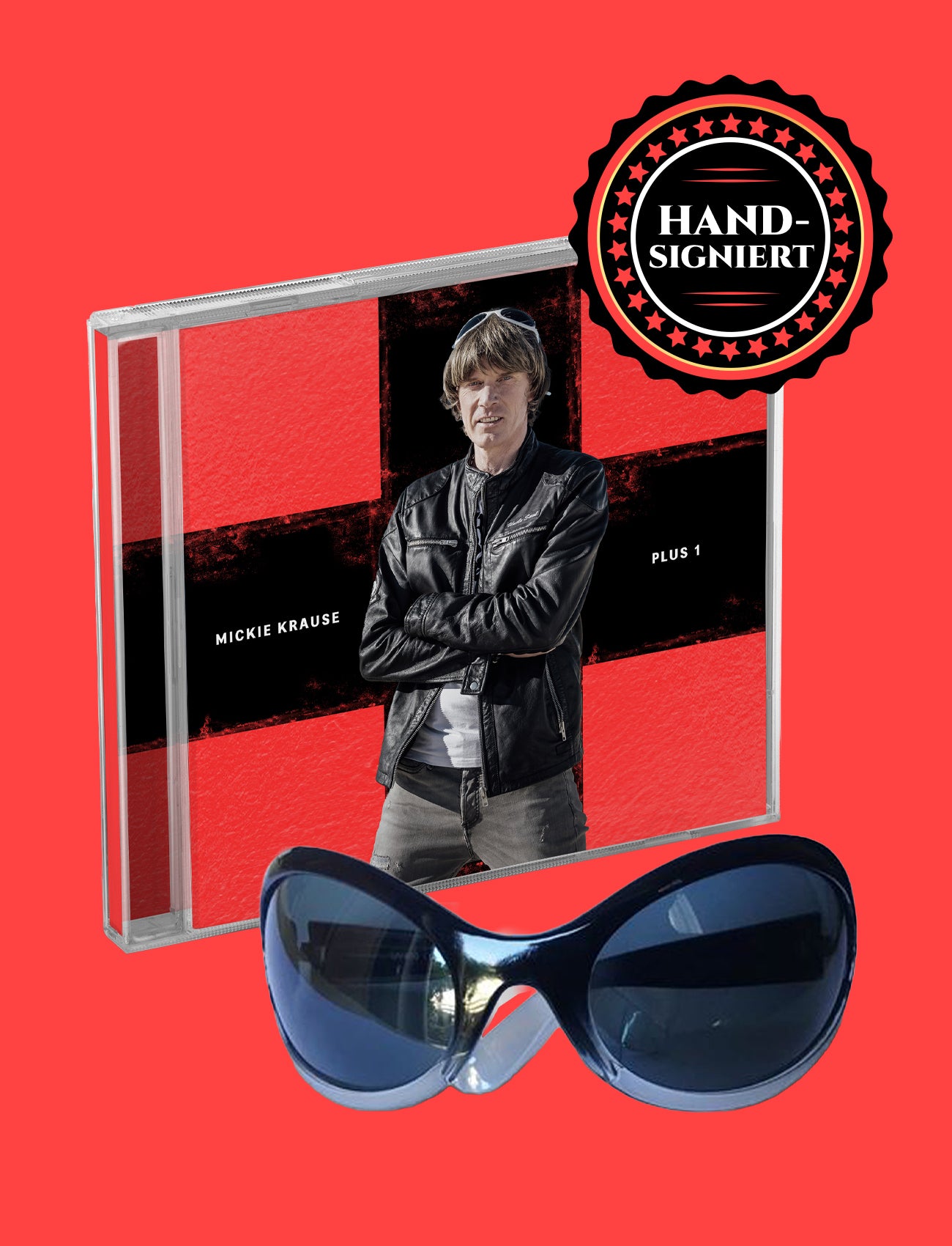Plus 1-Album und Sonnenbrille-Bundle